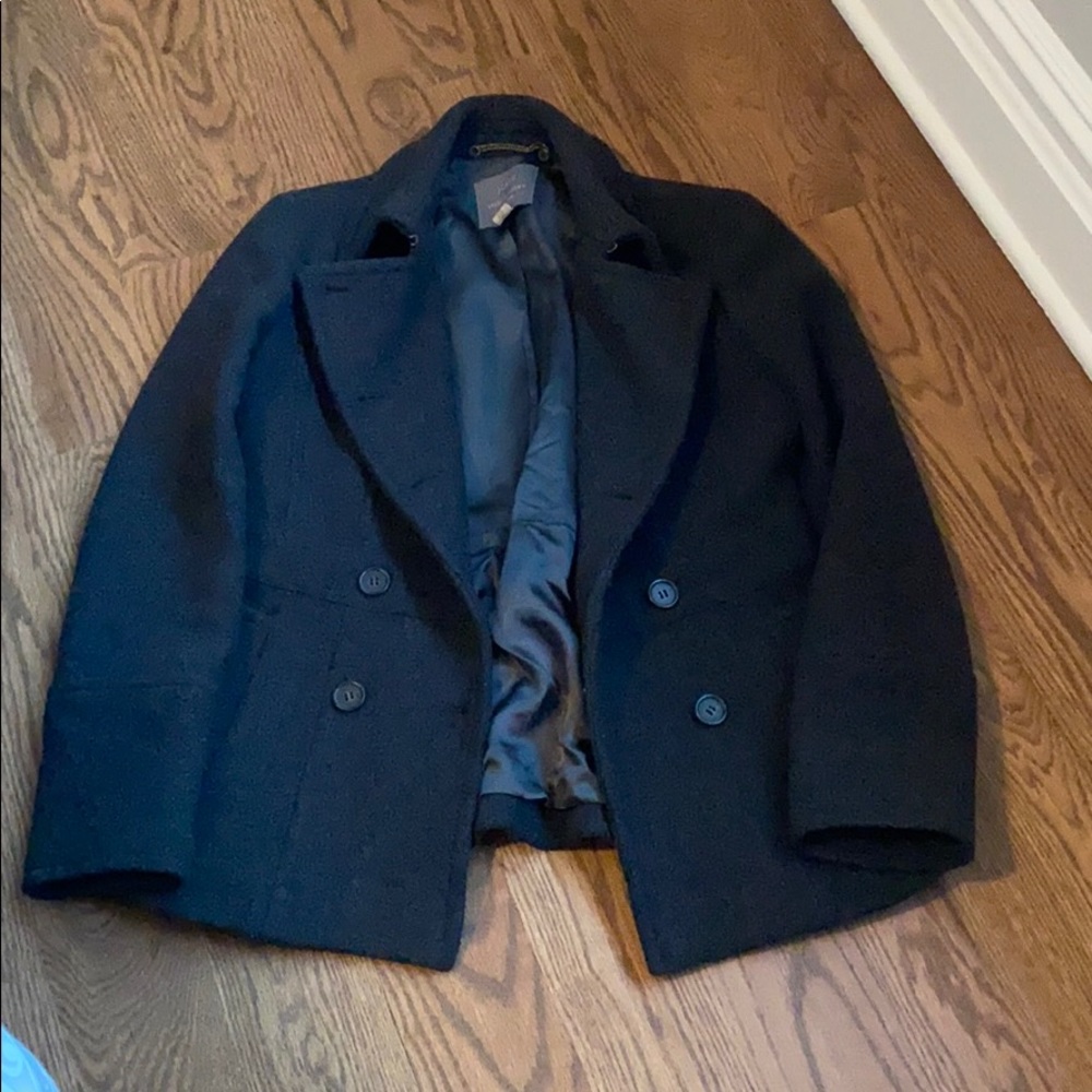 Gray women’s pea coat